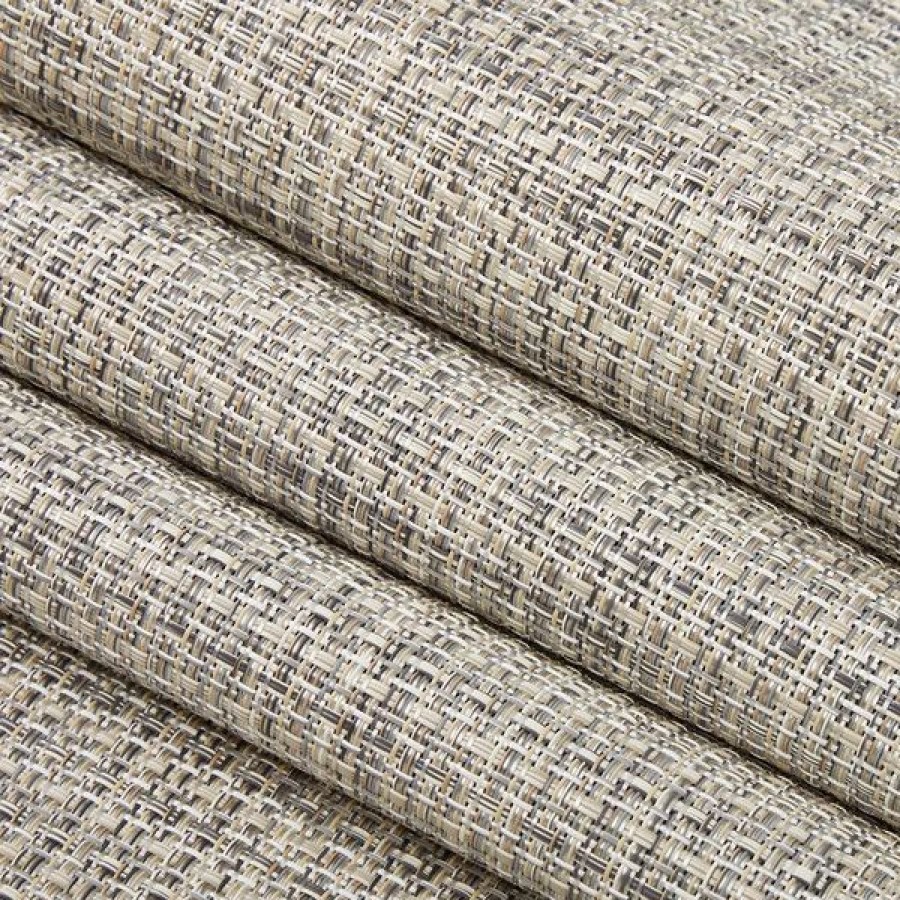 Outdoor Living Fabric * | Textilene Decorative Vinyl Mesh Jaunt Smoke 54 Fabric