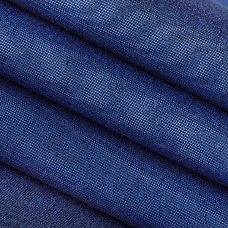 Marine Fabric * | Sunbrella Marine Grade 4653-0000 Mediterranean Blue Tweed 46 Fabric