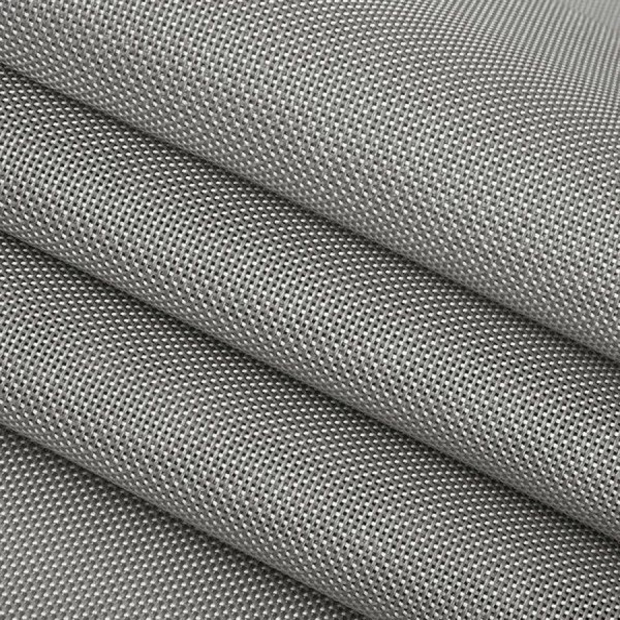 Outdoor Living Fabric * | Textilene Metallics Vinyl Mesh Aluminum 54 Fabric