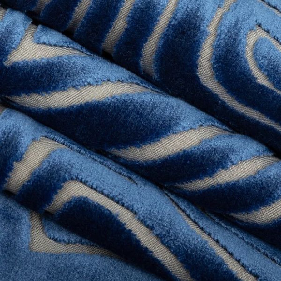 Indoor Fabric * | Hamilton Cresendo Indigo 54 Fabric