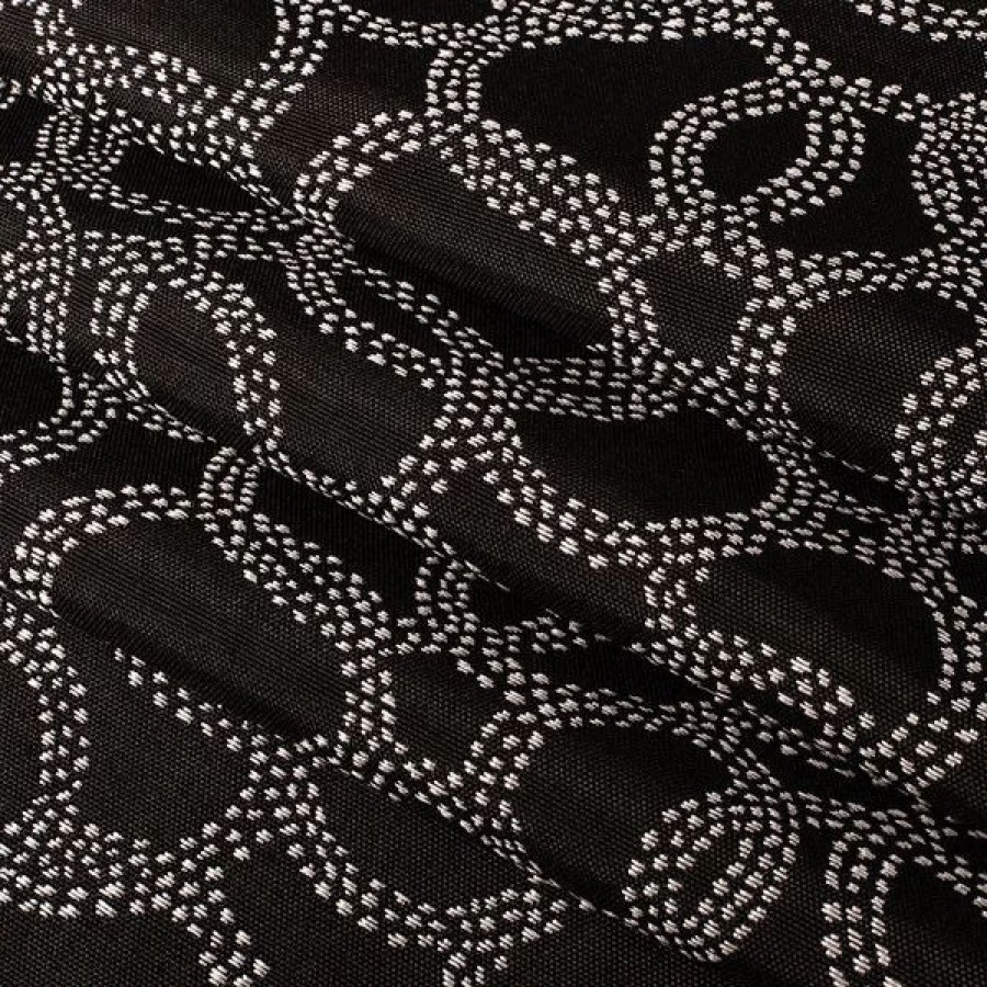 Indoor Fabric * | Bella-Dura Hansel Black/White 54 Fabric