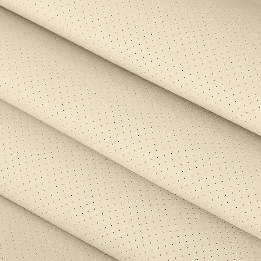 Marine Fabric * | Eversoft Off White 54 Perforated Foam Backed Headliner