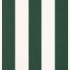 Outdoor Living Fabric * | Sunbrella Awning Stripe 4806-0000 Beaufort Forest Green/Natural 6 Bar 46 Fabric