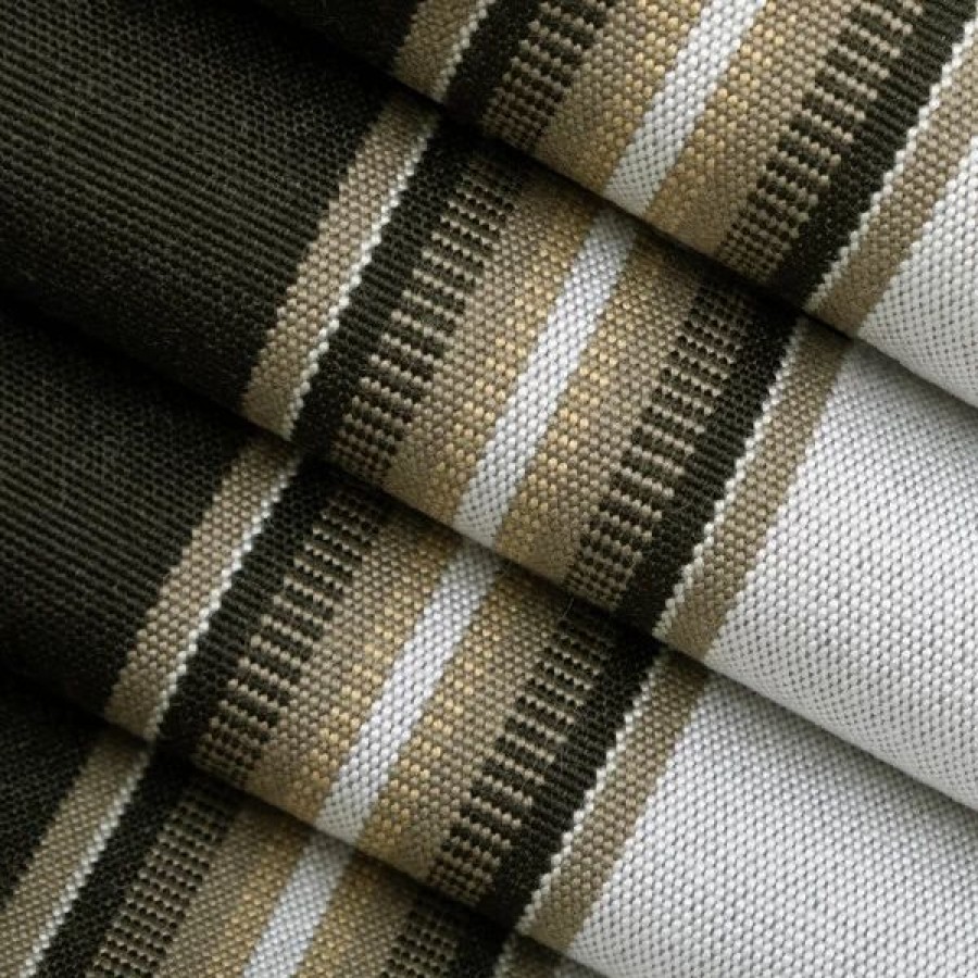 Outdoor Living Fabric * | Sattler Stripes Track Moon 47 Awning Fabric (320958)