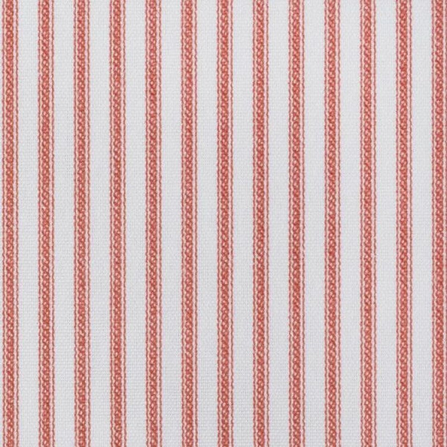 Indoor Fabric * | Magnolia Home Berlin Stripe Coral 55 Fabric