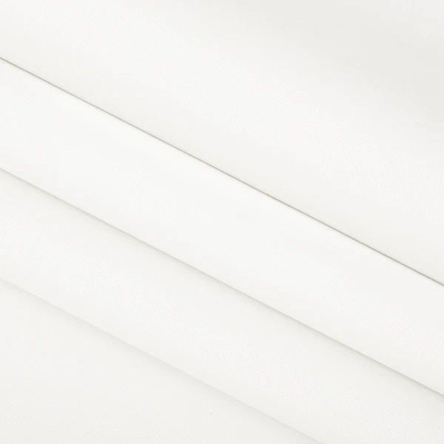 Indoor Fabric * | Blackout White 54 Drapery Lining Fabric