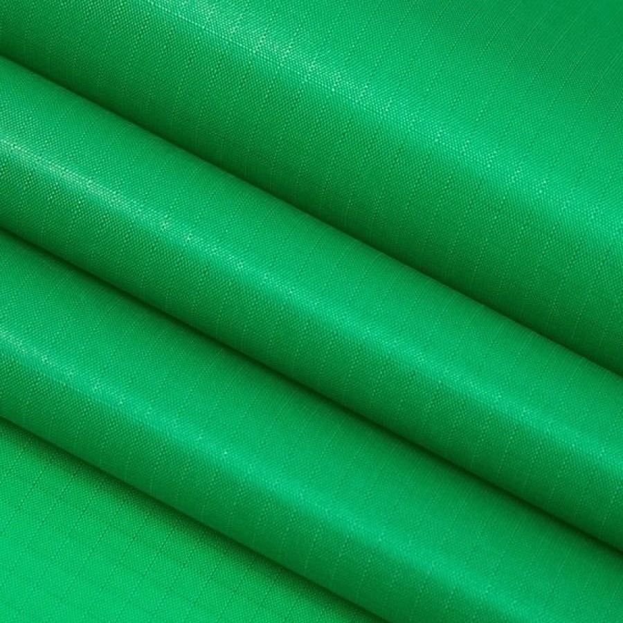 Marine Fabric * | Ripstop 0.75 Oz. Green 60 Nylon Sailcloth