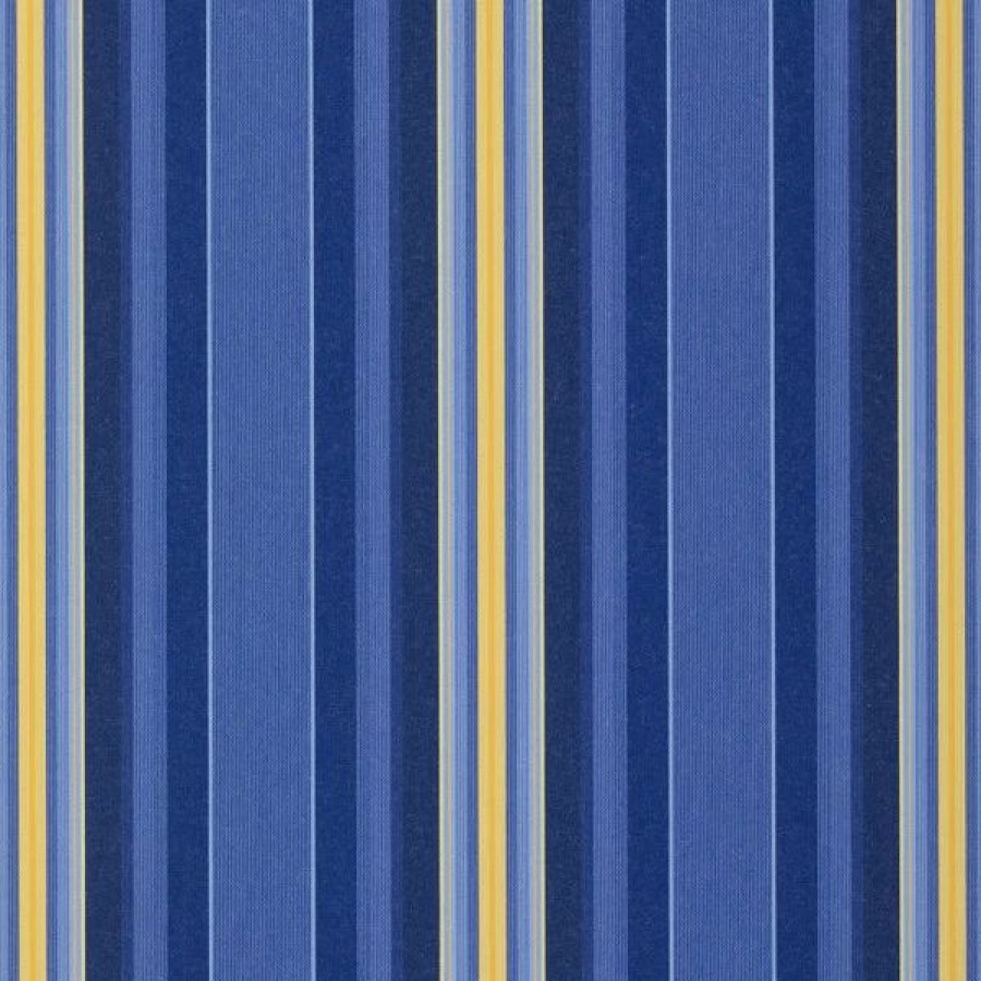 Outdoor Living Fabric * | Sattler Stripes Blue Lagoon 47 Awning Fabric (320409)