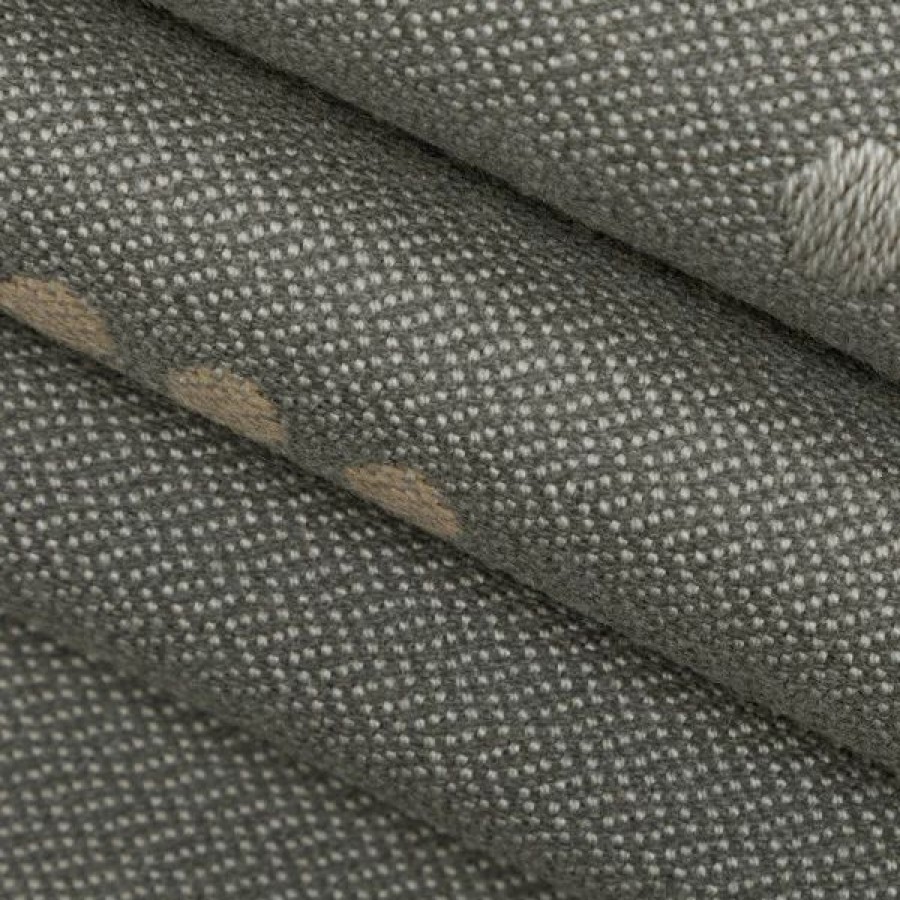 Indoor Fabric * | Outdura Jot Dot Titanium 54 Upholstery Fabric (12405)