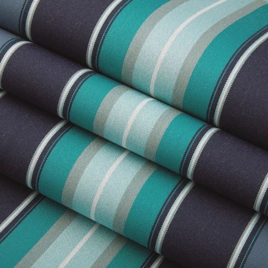 Outdoor Living Fabric * | Sunbrella Awning Stripe 4884-0000 Saxon Cascade 46 Fabric