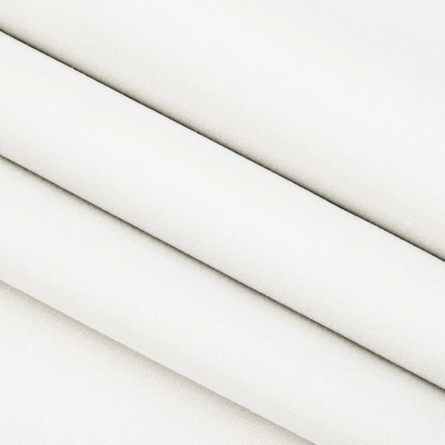 Indoor Fabric * | Europatex Eclipse White 55 Blackout Drapery Fabric