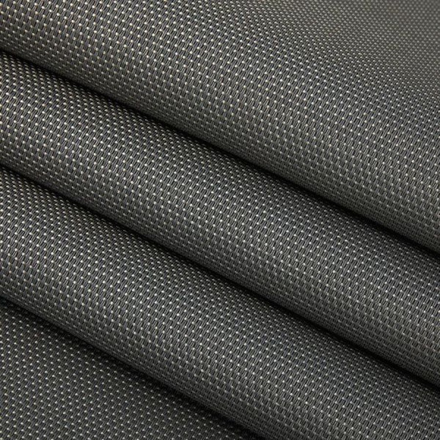 Outdoor Living Fabric * | Textilene Sunsure Vinyl Mesh Ninja Grey 54 Fabric