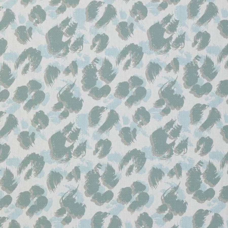 Indoor Fabric * | Outdura Wildcat Aqua 54 Upholstery Fabric (13700)