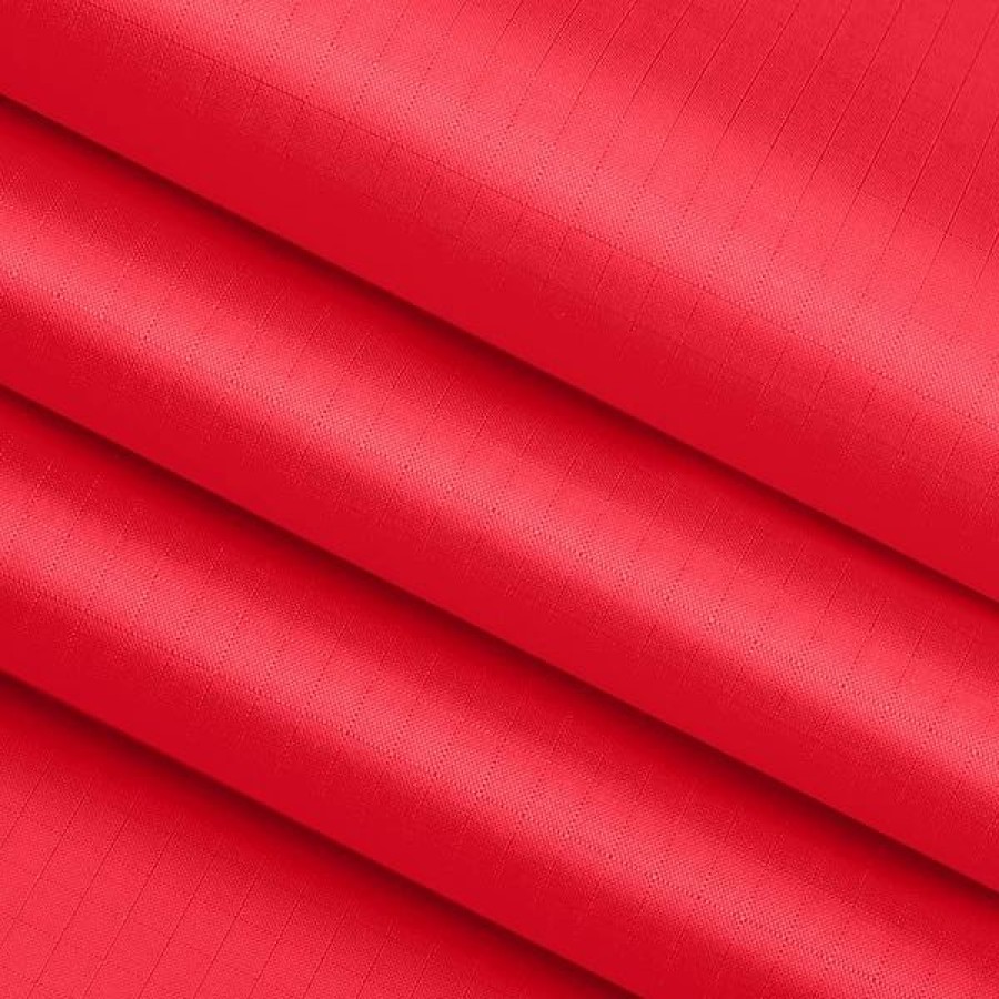 Marine Fabric * | Ripstop 0.75 Oz. Red 60 Nylon Sailcloth