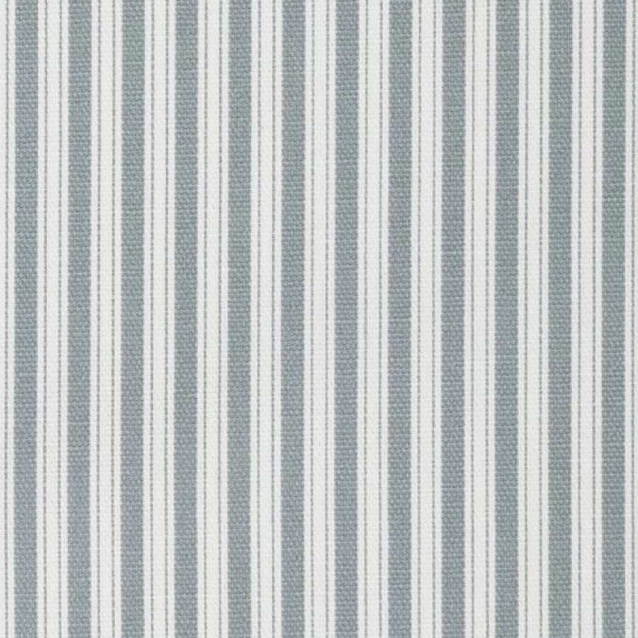 Indoor Fabric * | Magnolia Home Polo Stripe Slate 55 Fabric