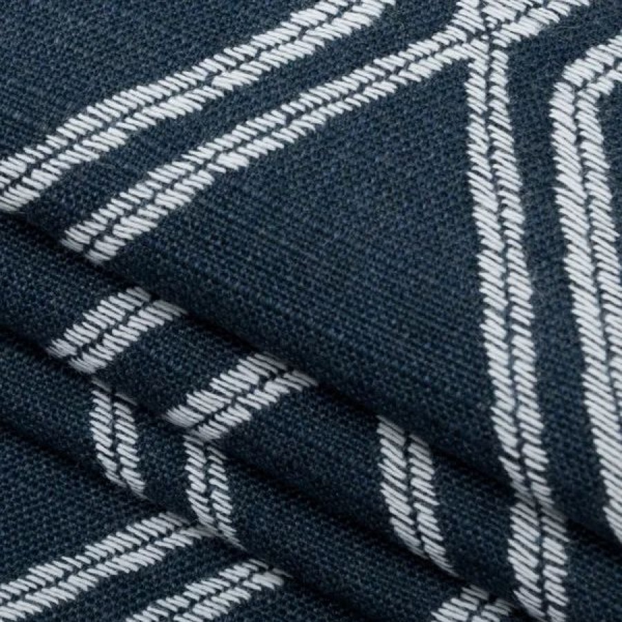 Indoor Fabric * | Sunbrella 146206-0001 Voyage Indigo 54 Upholstery Fabric