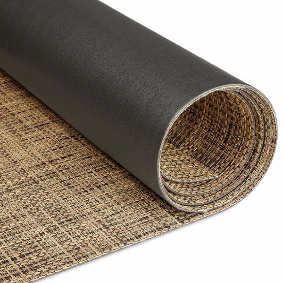 Marine Fabric * | Chilewich Basketweave Bark 72 Floor Covering Fabric