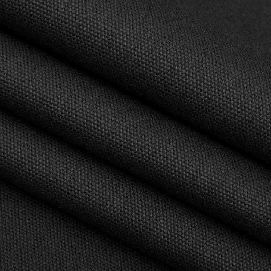 Hobby Fabric * | Nimbus Cotton Duck 12 Oz. Black 57" Fabric