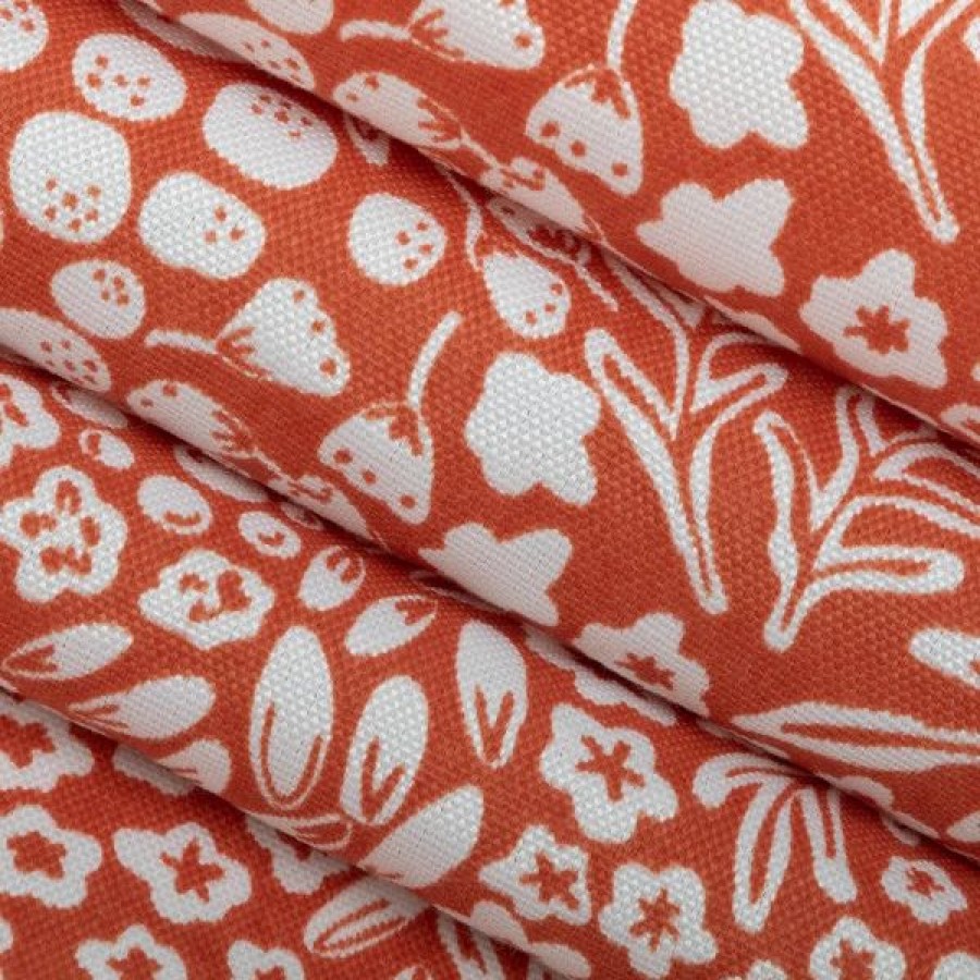 Outdoor Living Fabric * | Solarium Krisa Coral 54 Outdoor Fabric