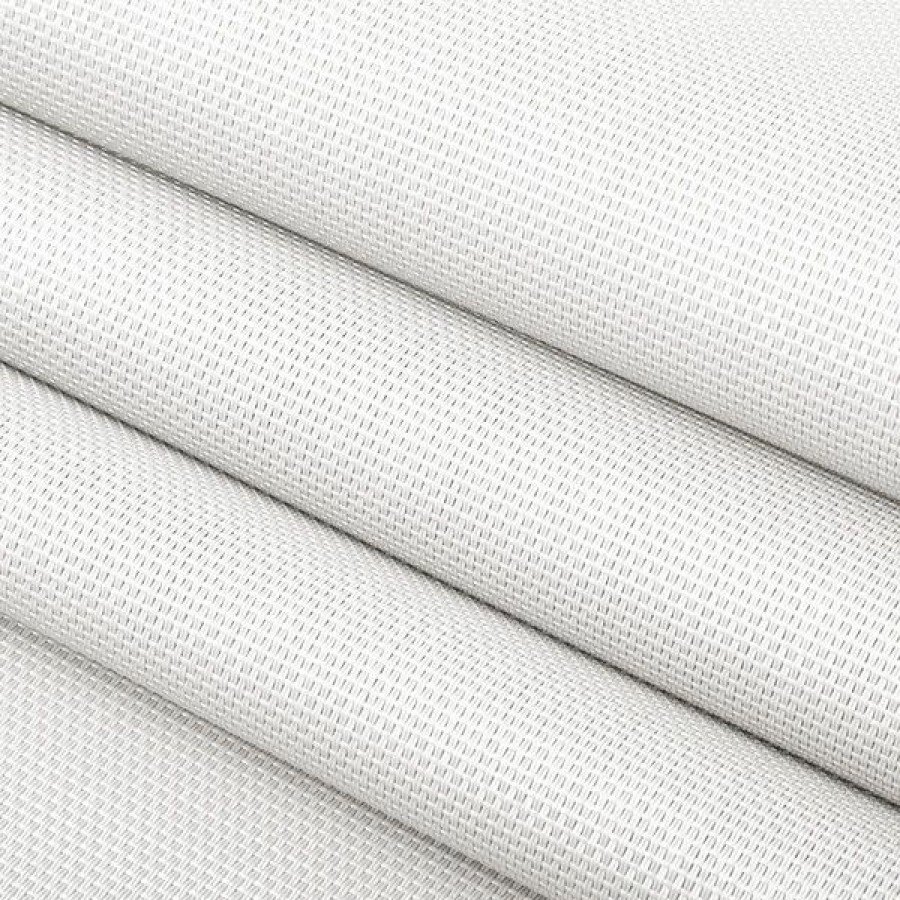 Outdoor Living Fabric * | Textilene Sunsure Vinyl Mesh White 54 Fabric