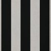 Outdoor Living Fabric * | Sunbrella Awning Stripe 5704-0000 Beaufort Black/White 6 Bar 46 Fabric