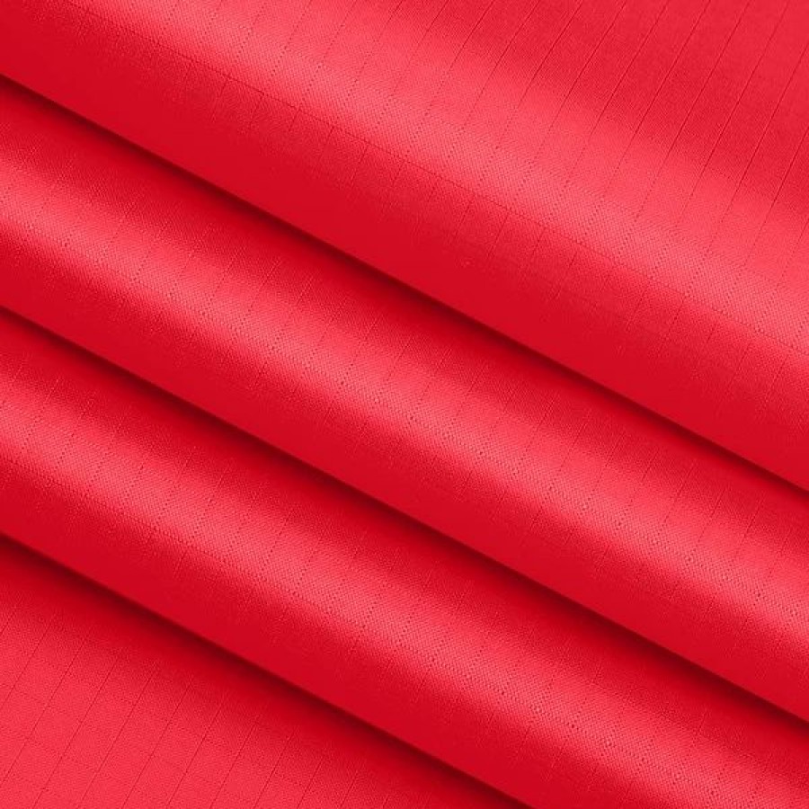 Marine Fabric * | Ripstop 1.5 Oz. Red 60 Nylon Sailcloth